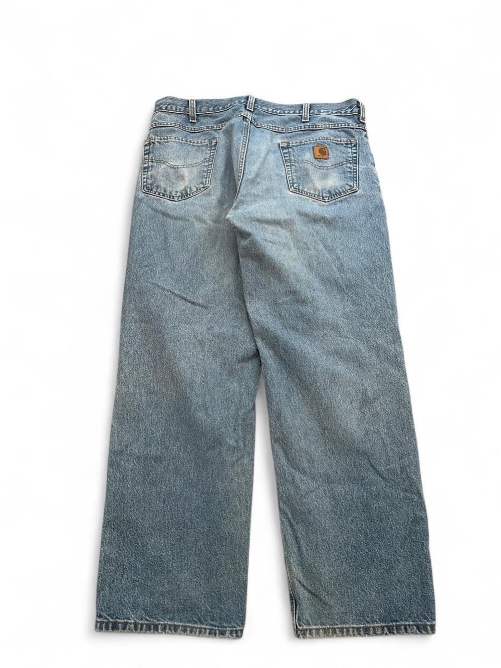 Men 38 Carhartt Jeans Light Blue Relaxed Fit Men’s Pants